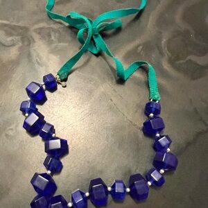 J. Crew Blue and Green Necklace